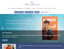 Tablet Screenshot of marciafernandes.com.br